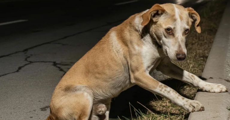 A Dog Left In A Ditch Was Carrying A Pain No One Should Ever Endure