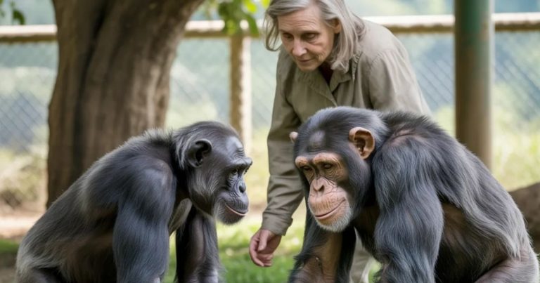 After 25 Years Apart, Two Chimpanzees See Their Old Friend — And Their Reaction Says Everything