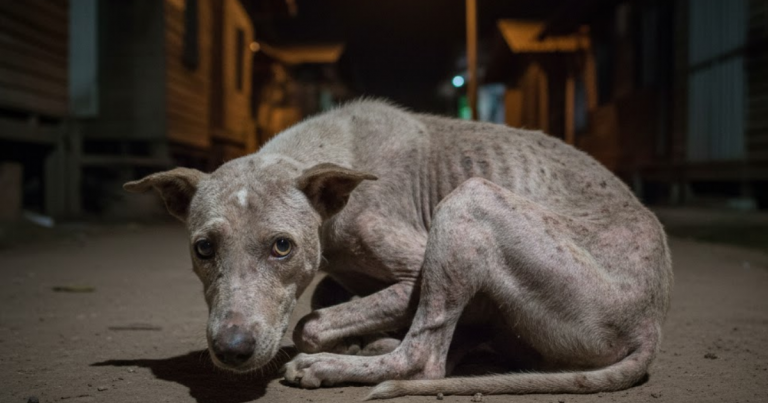 He Bowed His Head And Begged, He Painfully Asked The Owner To Let Him In With Tears
